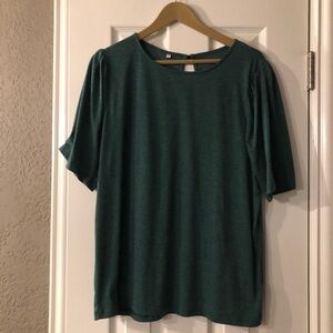 Dark green tunic top green💚